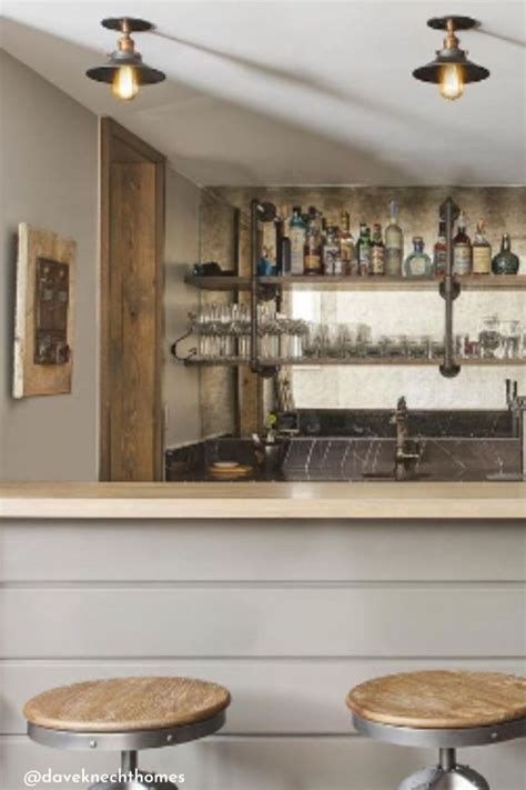 porchigal inspired ship lap rustic bar area